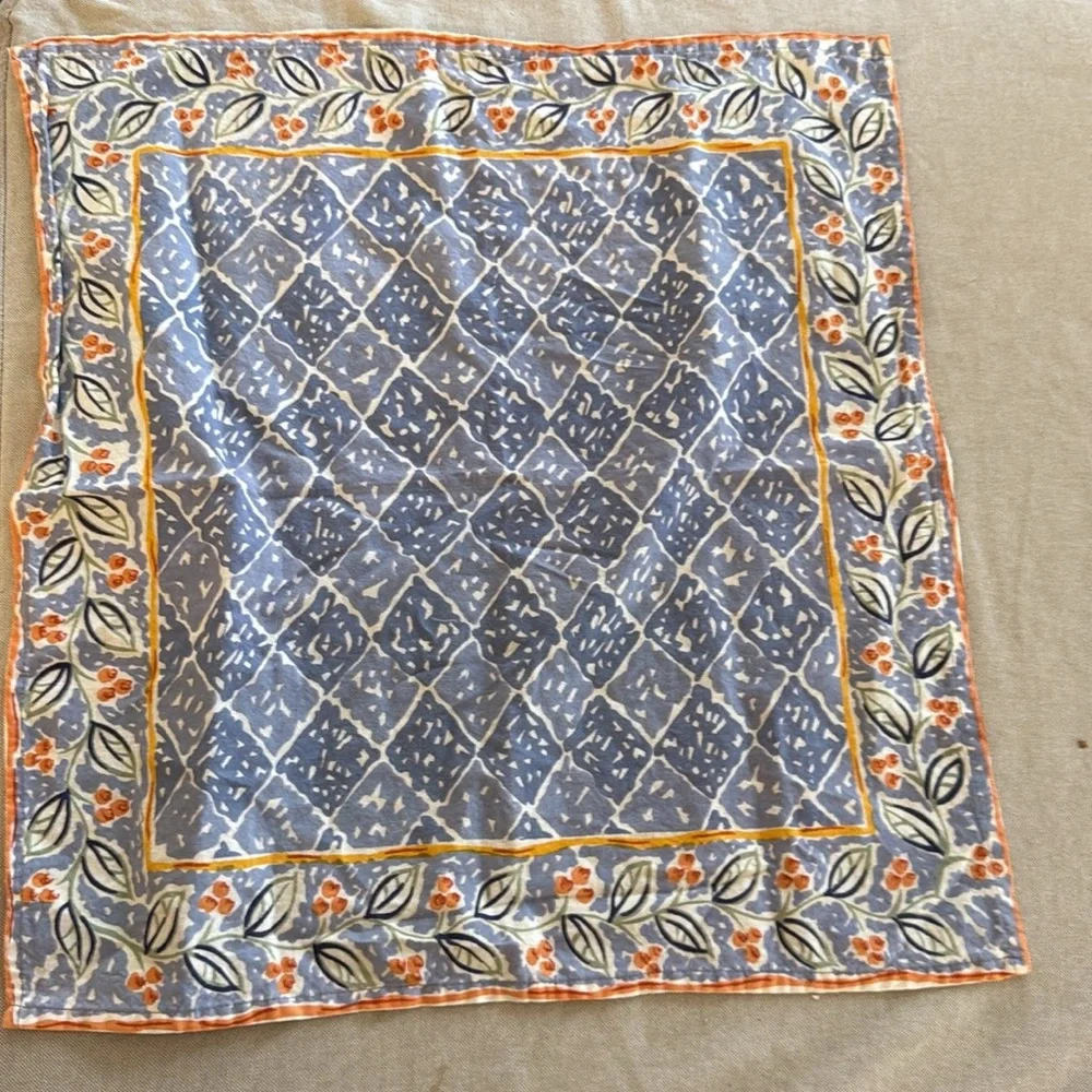 Set of two Pottery Barn cotton napkins